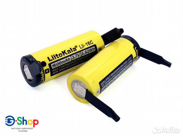Аккумулятор Liitokala Lii-16C Li-Ion 3.7V 3А 18500