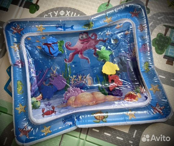 Акваковрик развивающий с пищалкой
