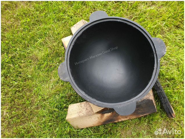 Казан чугунный 8 л