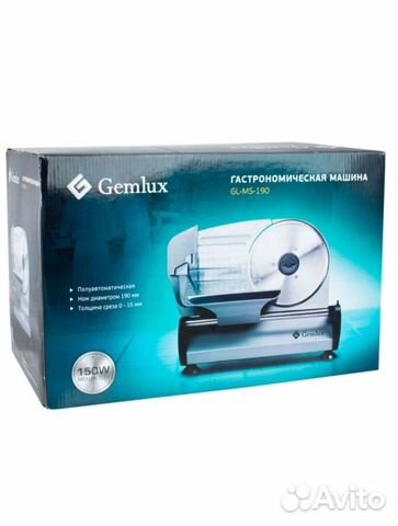 Гастрономическая машина gemlux ломтерезка