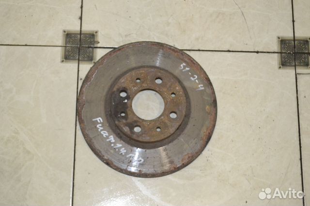 Тормозной диск передний fiat Albea