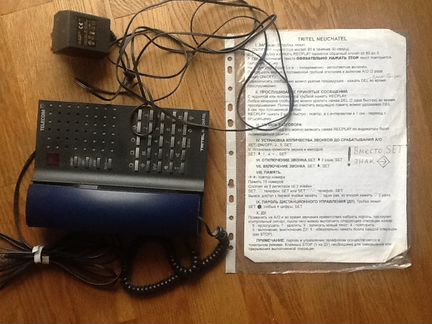 Проводной телефон Tritel с цифр. автоответчиком