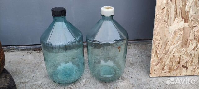 Бутыль стеклянный 10 л