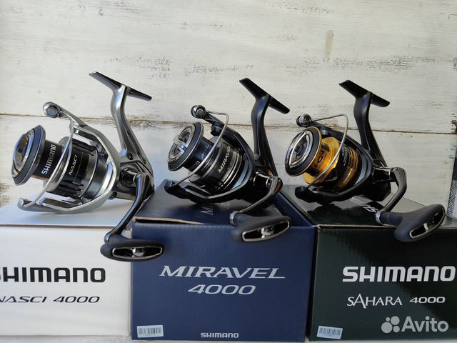 Shimano Nasci 21 4000, Sahara 22 3000