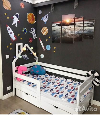 Детская кроватка Софа - домик 1К