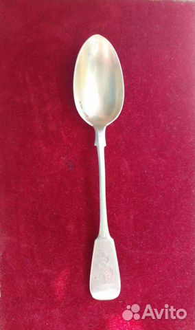 Серебряная чайная ложка 84 пробы