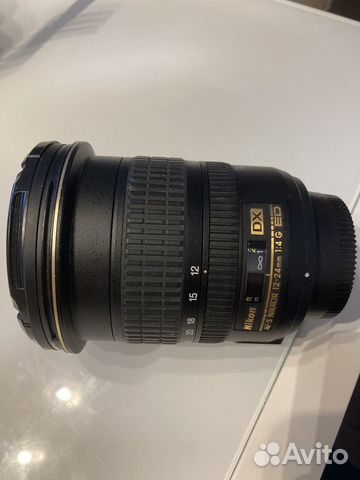 Объектив nikon AF-S nikkor 12-24mm 1:4 DX