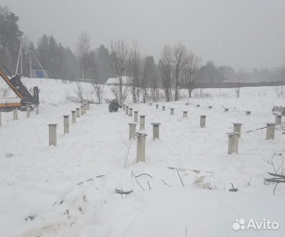 Фундамент из жб свай