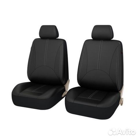 Чехлы на передний ряд сидений экокожа Imperial