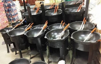 Казан чугунный узбекский