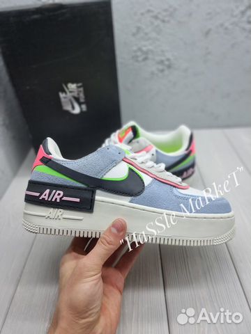 Кроссовки Женские Nike Air Force1Shadow Multi36-40