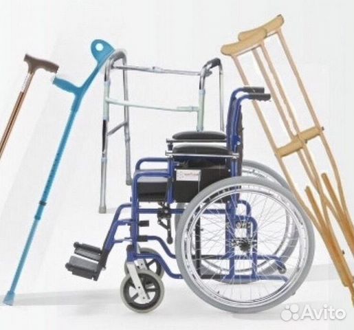 Кресло-каталки, Кровати, Костыли, Ходунки