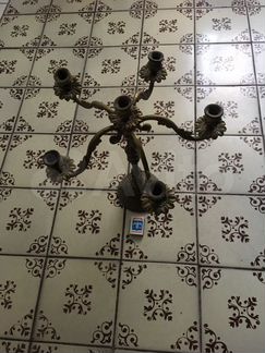 Подсвечник бронзовый б/у