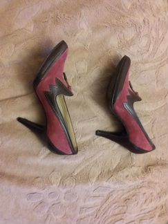 Винтажные туфли на высоком каблуке 37р из Гума