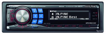 Передняя панель Alpine CDA 9887 R Новая