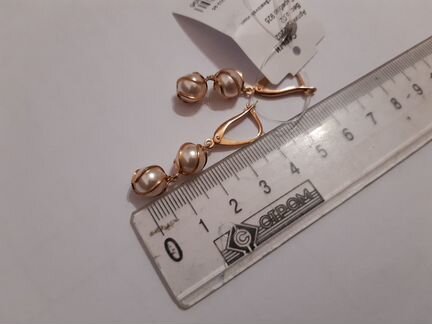 Серьги с жемчугом