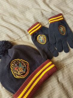 Шапка и перчатки по мотивам Гарри Поттера
