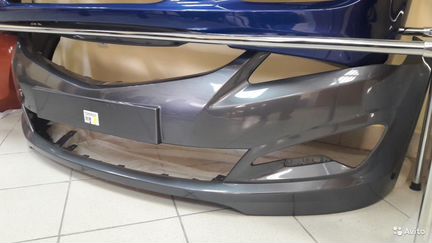 Бампер Hyundai Solaris 2015-2017 в цвет (любой)