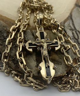 Золотая цепь, золотой крест