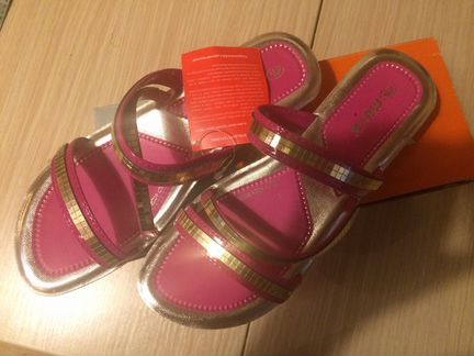 Шлепки для девочки размер 33-34 размер