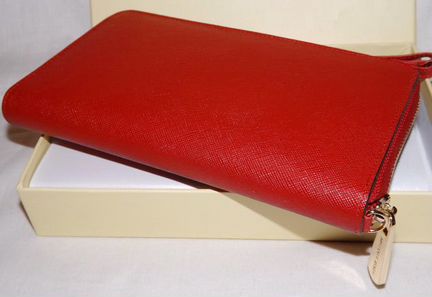 Женский кожаный клатч M. Kors red новый люкс