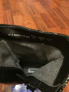 Новые кожаные сапоги Котофей на флисе