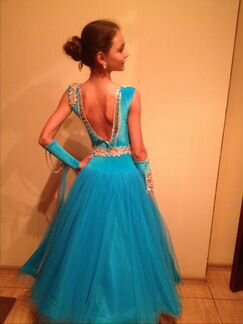 Платье стандарт для спортивных бальных танцев