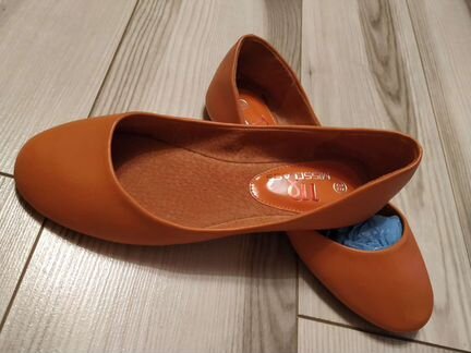 Балетки новые нат.кожа