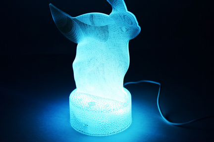 Покемон Светодиодная 3D лампа ночник