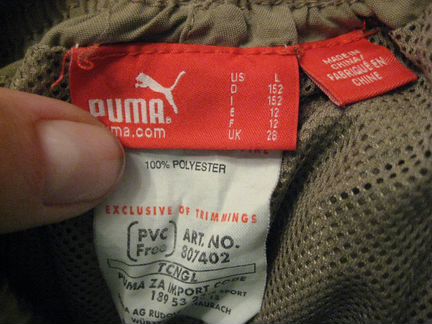 Отличные спортивные брючки Puma р. 158-160