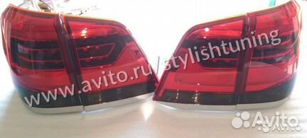 Комплект фонарей Toyota Land Cruiser 200 стиль2016