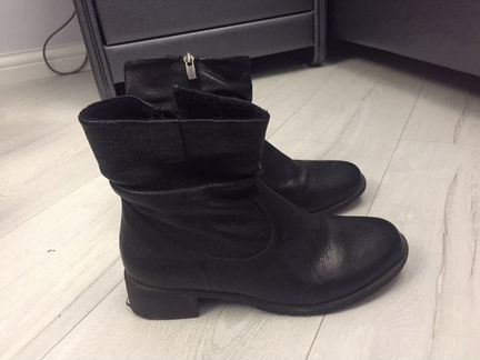 Ботинки кожаные