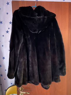 Жилет из песца шуба