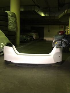 Бампер задний на Toyota Camry v70 2019