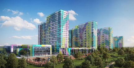 3-к квартира, 69.8 м², 15/25 эт.