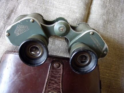 Редкий военный бинокль 6х30 goerz Сетка Кофр 1939