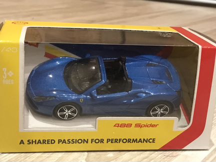 Модель автомобиля Ferrari 488 Spider