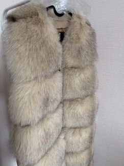 Жилет из натурального песца. Новый