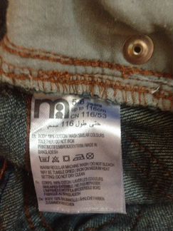 Джинсы mothercare