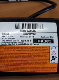 Аирбаг боковой передний правый Ford Mondeo BE aoba