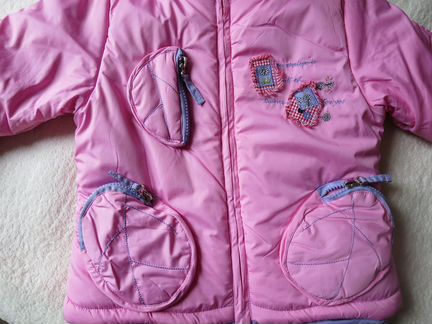 Новая куртка kiko для девочки с утеплителем