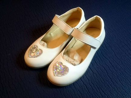 Белые туфли Happy Step Vitello р27