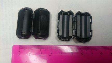 Феррит на кабель, помехоподавляющий