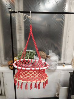 Люлька-зыбка для кукол ручной работы