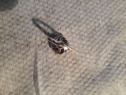 Кольцо с аметистом, серебро