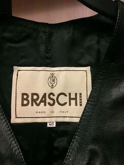 Новая Жилетка женская, кожа, Италия