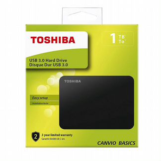 1 TB Внешний жесткий диск toshiba, новый