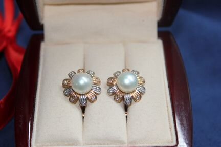 Золотые серьги