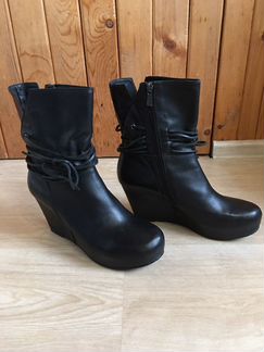 Полусапожки Tj collection натуральная кожа