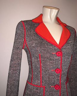 Шерстяной пиджак Moschino XS-S